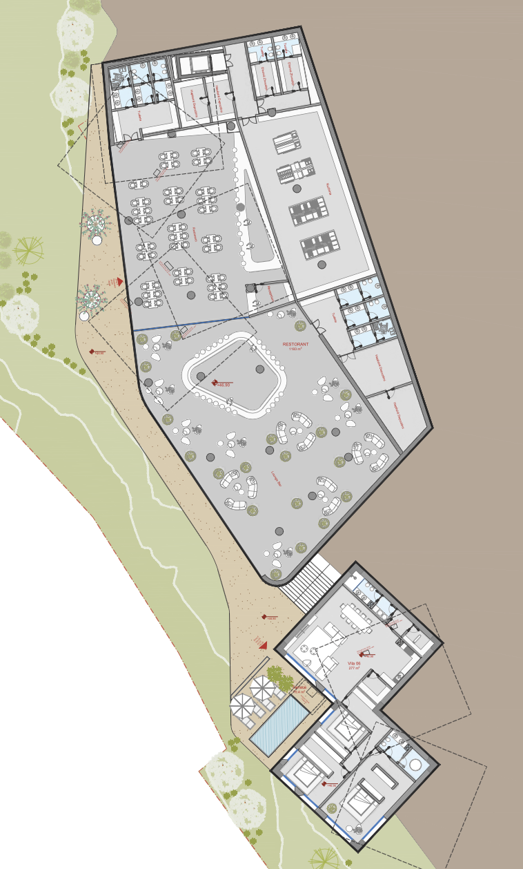 Zone F — Restaurant Plan